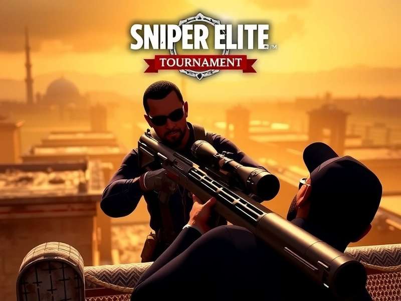 Saffron Sniper Elite Game Banner